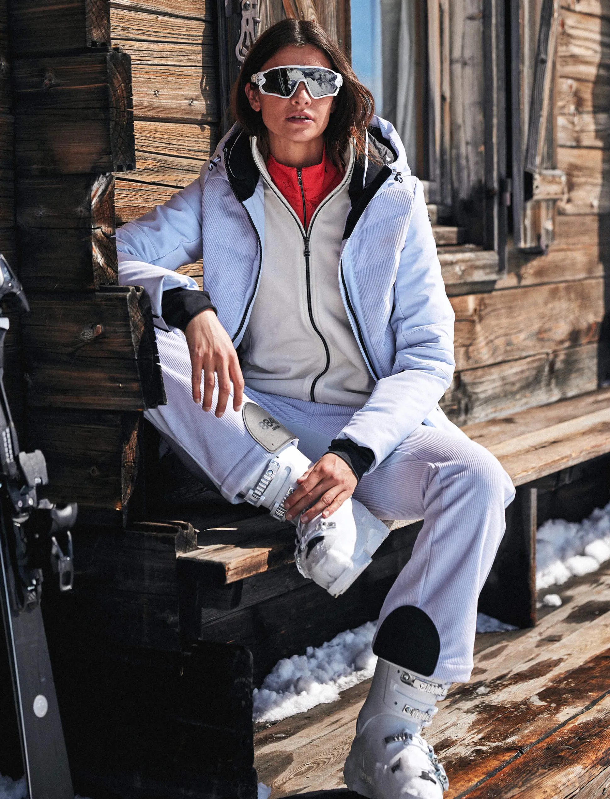 8848 Altitude Clarice W Cord Ski Jacket - Icelandic Blue Flash Sale