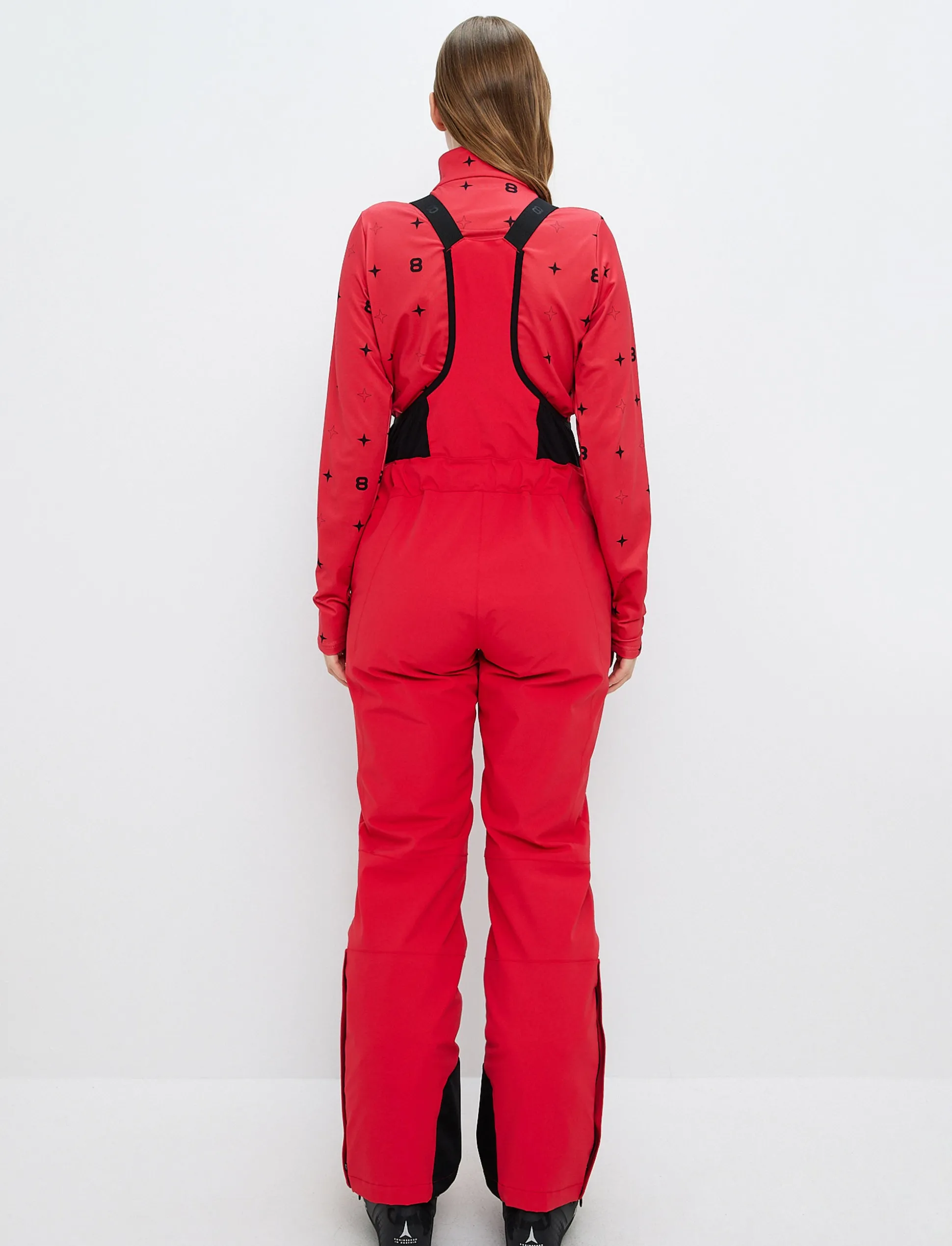 8848 Altitude Daniella 2.0 W Bib Pant - Poinsetta Red Fashion