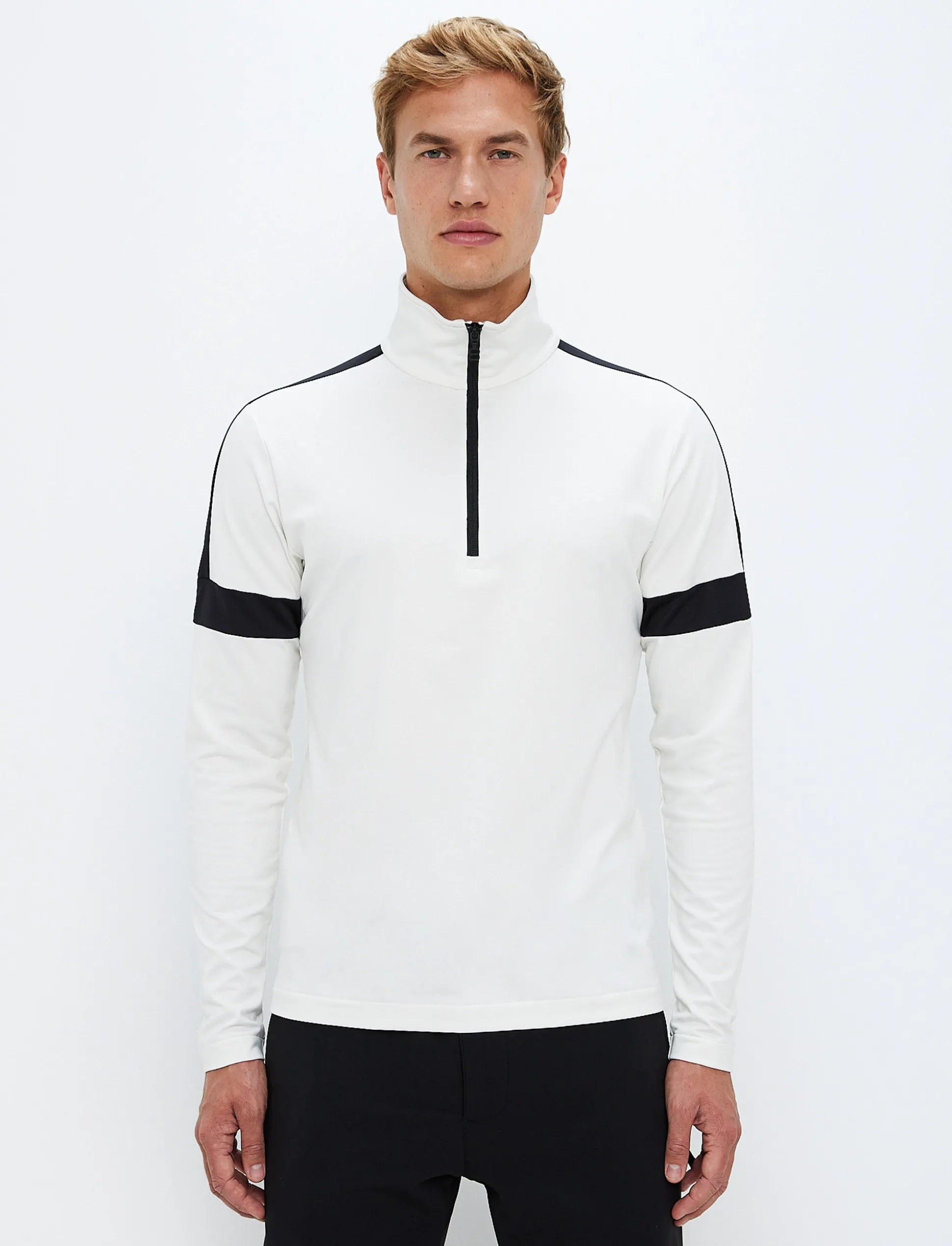 dino__zip_sweat__blanc_2.webp 8848 Altitude Dino 1/2 Zip Sweat - Blanc Clearance