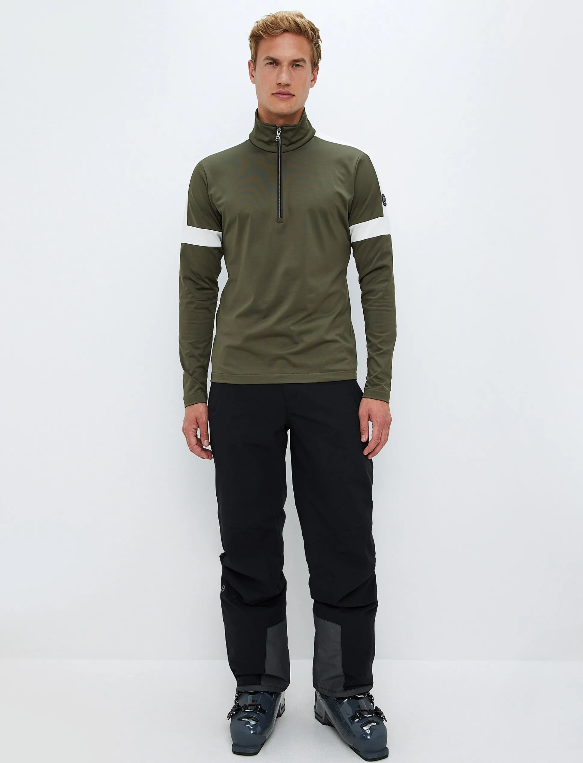 8848 Altitude Dino 1/2 Zip Sweat - Royal Green Fashion
