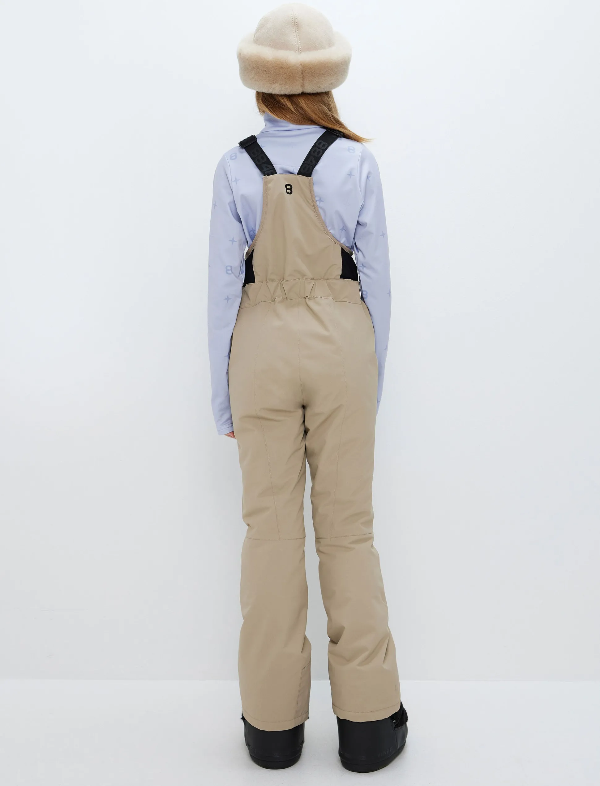 8848 Altitude Ella JR Bib Pant - Lt Fallen Rock Clearance