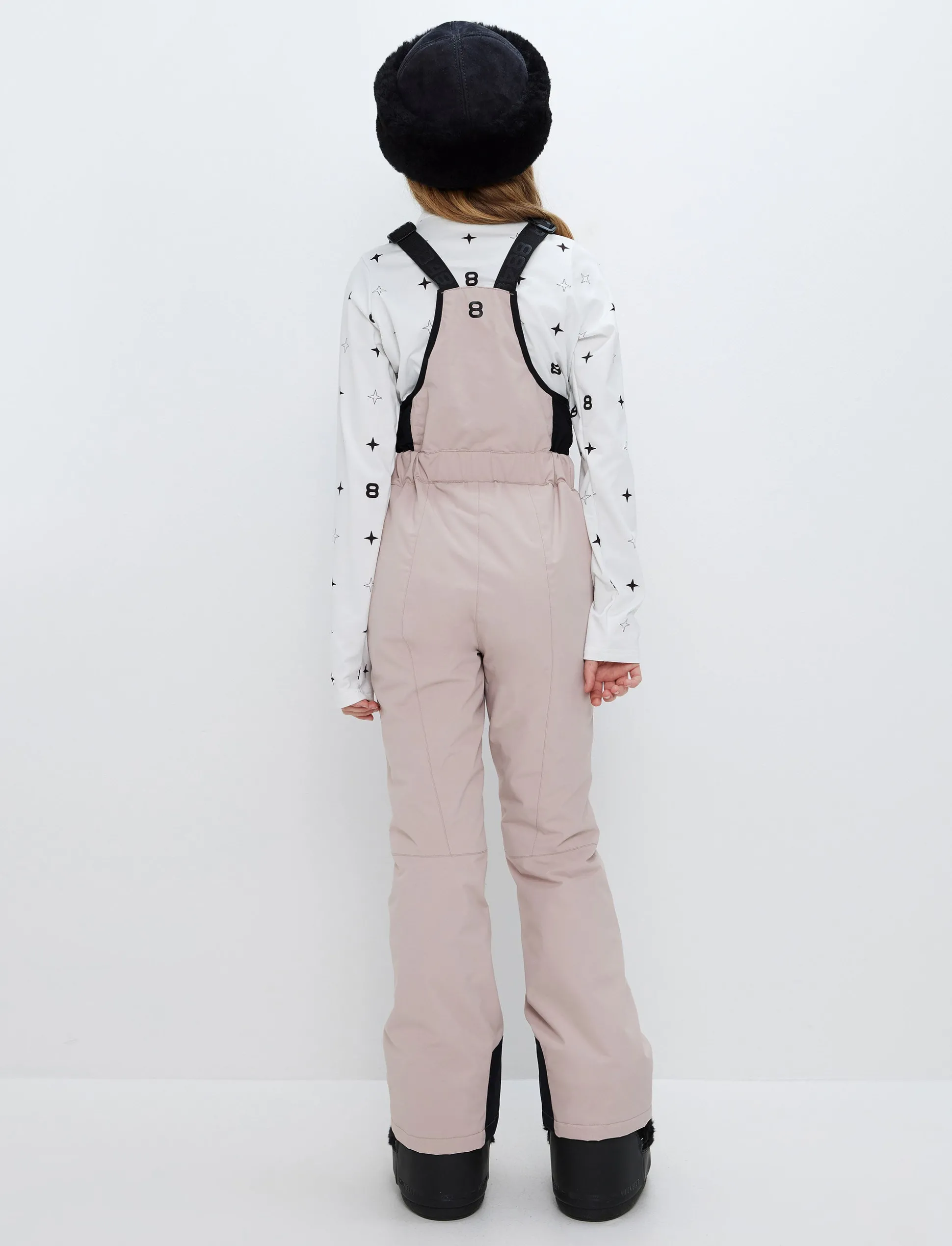 8848 Altitude Ella JR Bib Pant - Powder Pink Shop