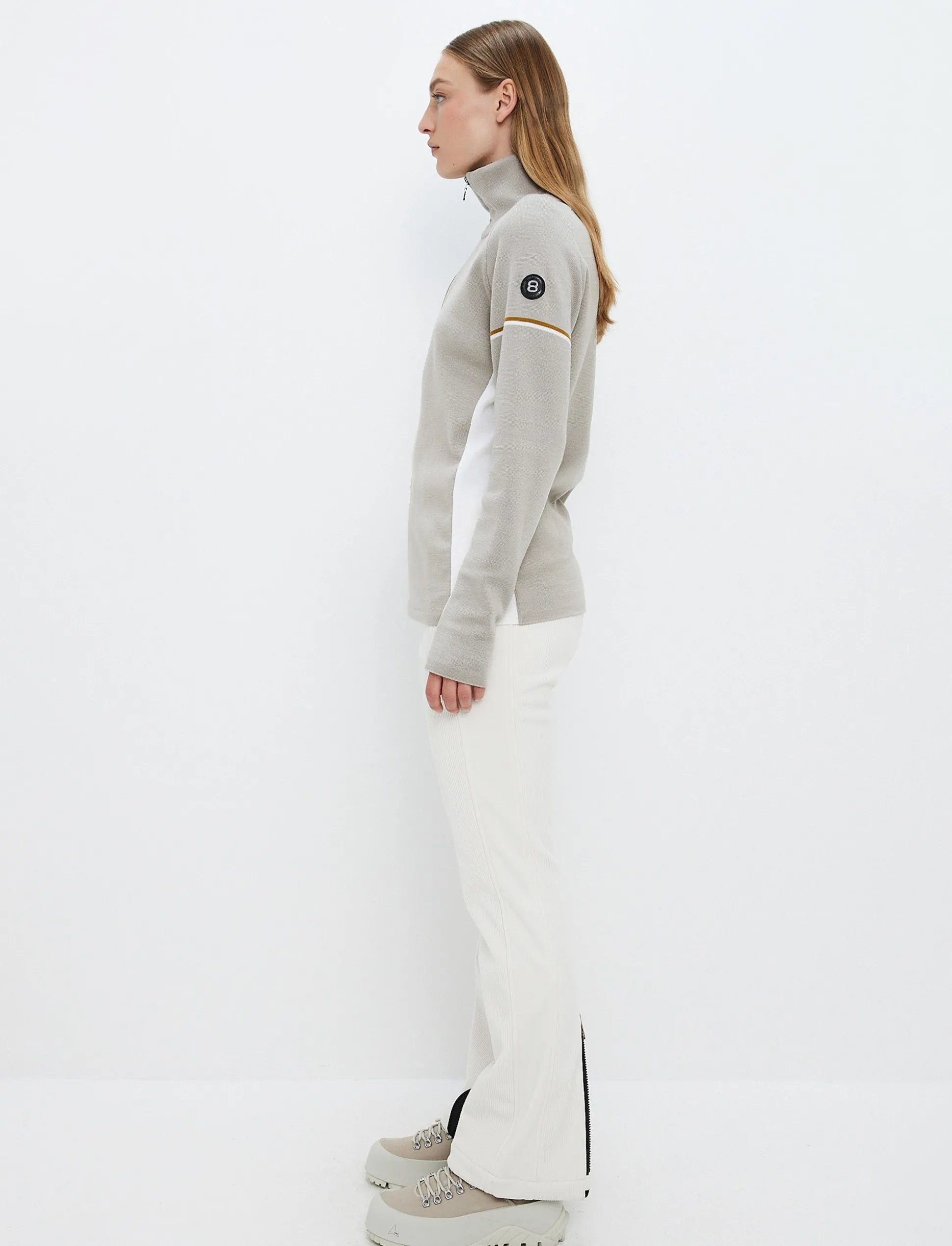 8848 Altitude Ember W Merino Sweat - Lt Beige Online