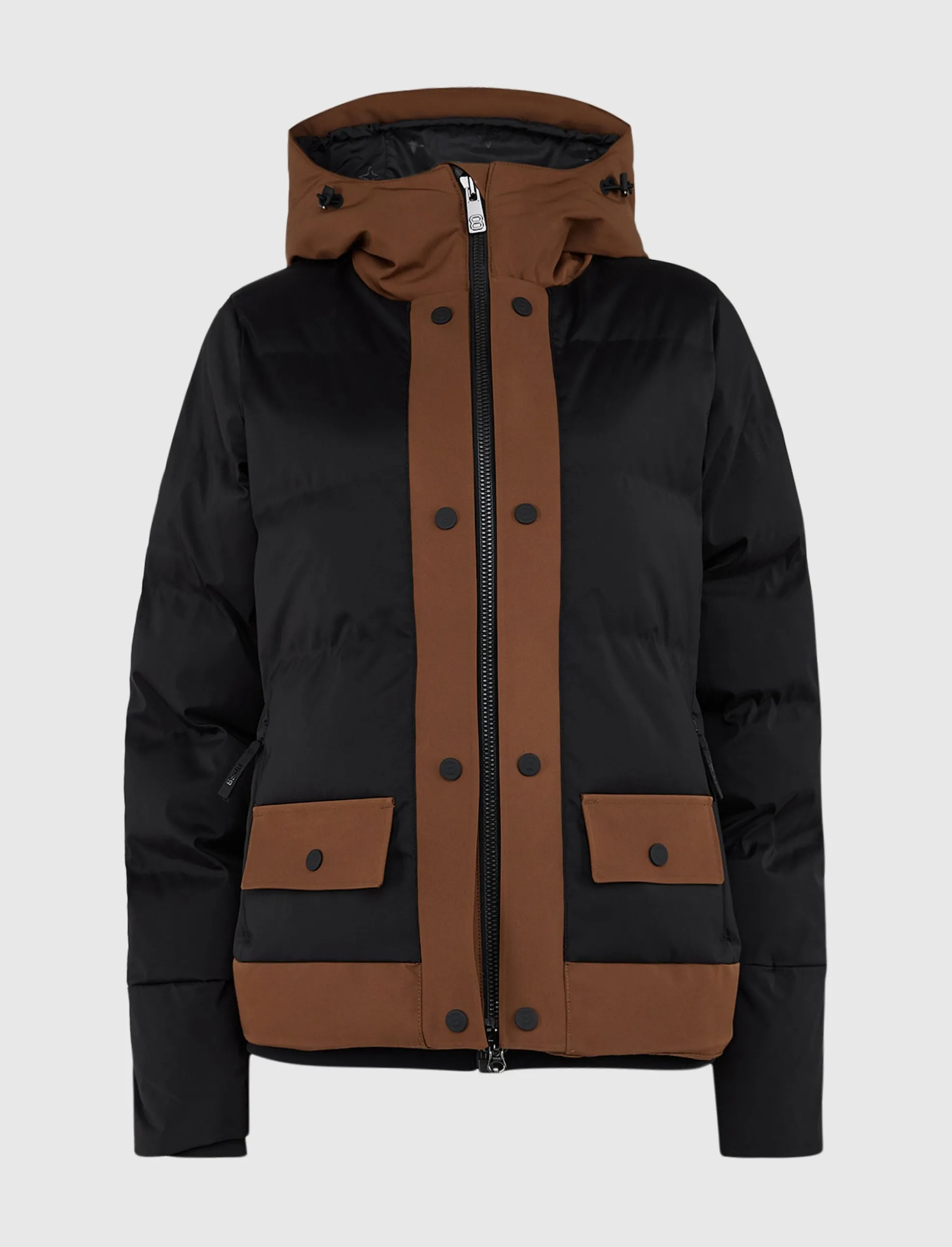 harlow_w_ski_jacket__blackcashmere_brown_5.webp 8848 Altitude Harlow W Ski Jacket - Black/Cashmere Brown Discount