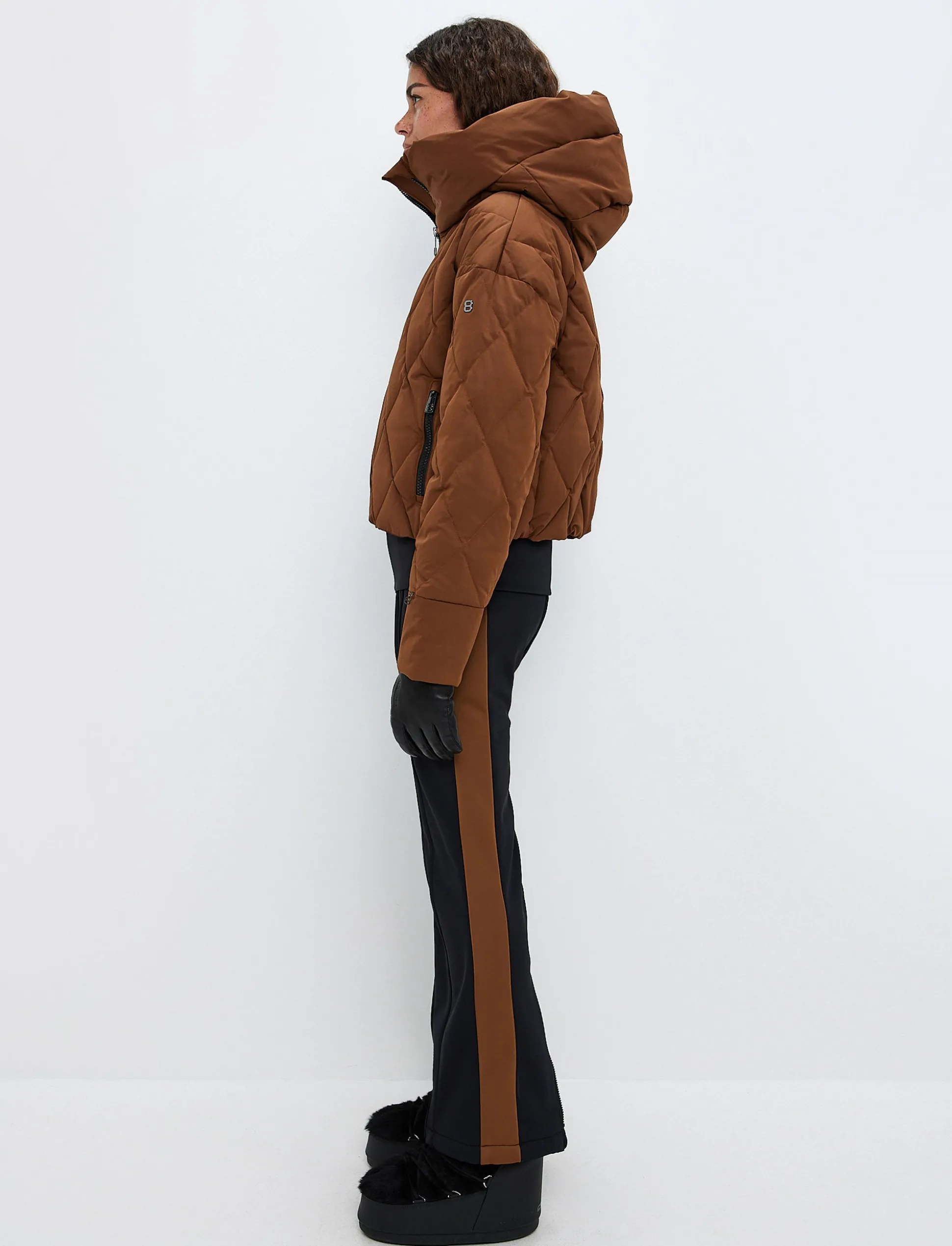 8848 Altitude Hildi W Ski Puffer - Cashmere Brown Shop