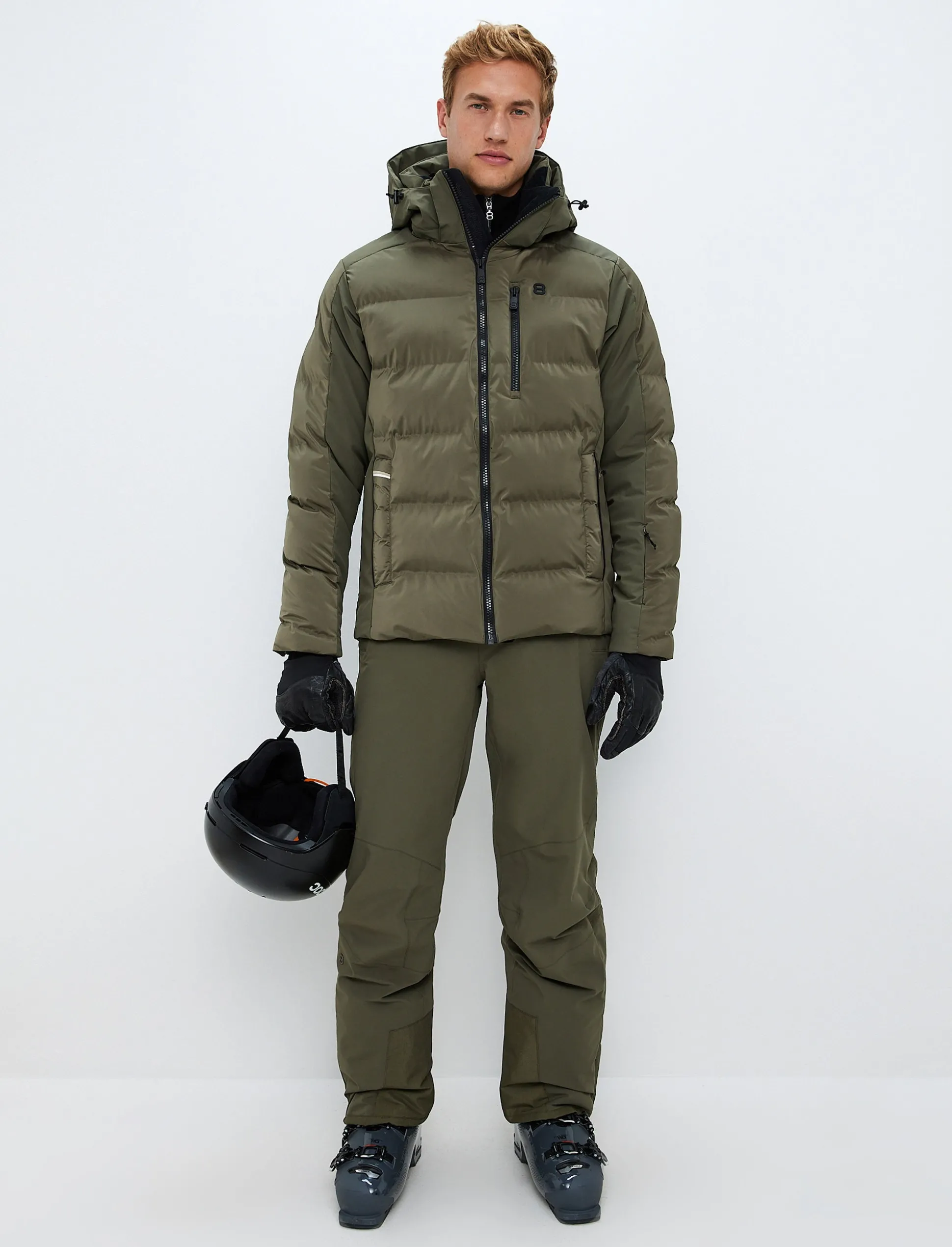 8848 Altitude Malik Ski Jacket - Army Green Online