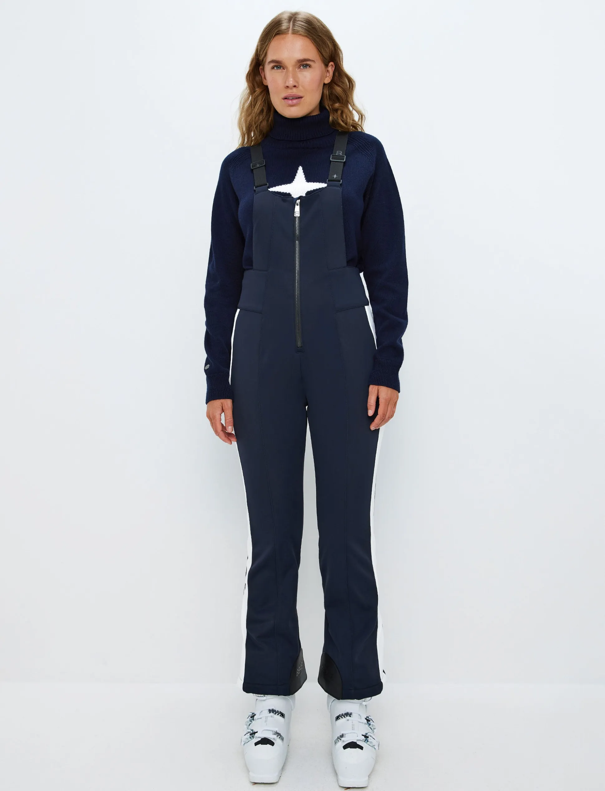 8848 Altitude Maya W Bib Pant - Navy/Blanc Hot