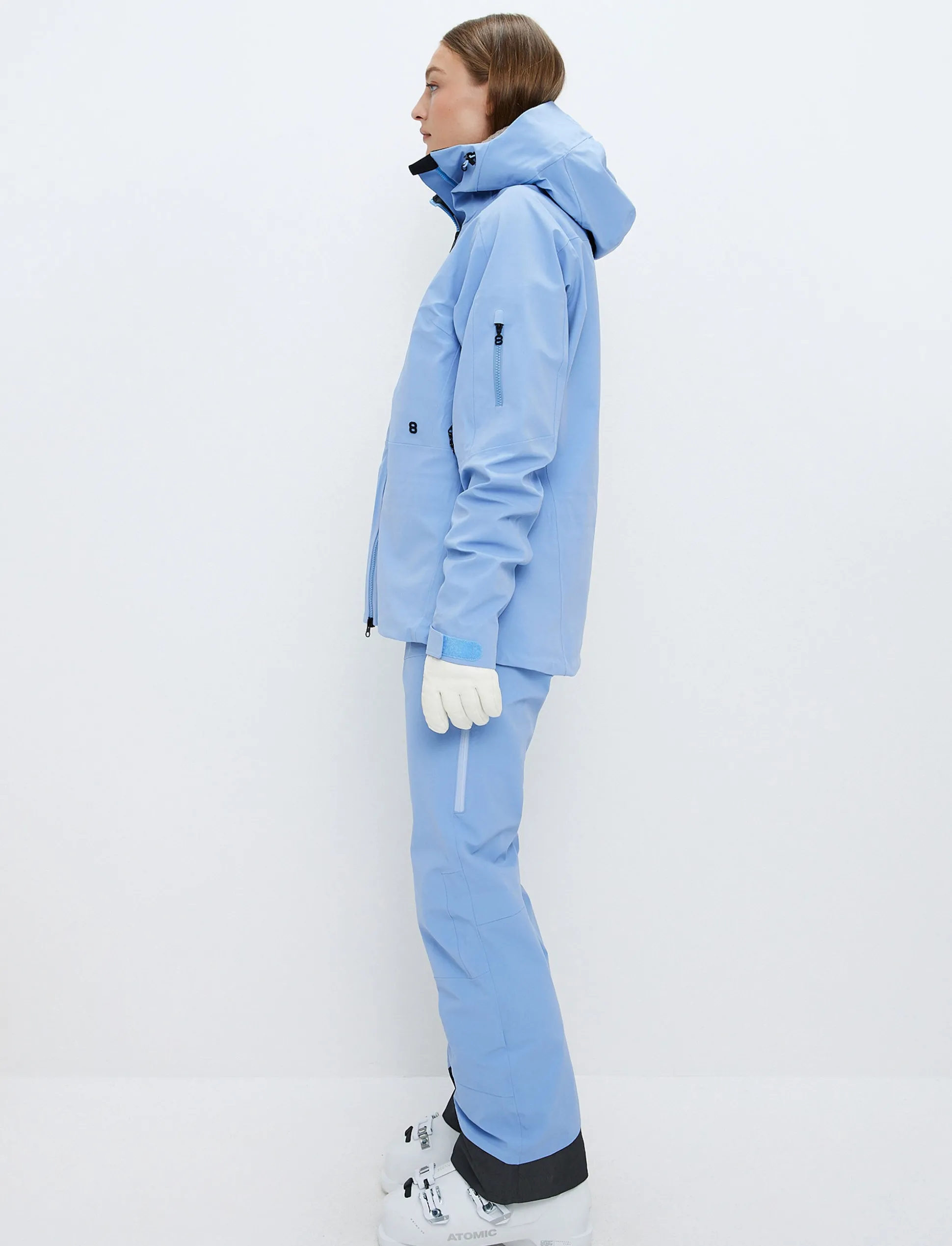 8848 Altitude Pow 3.0 W Shell Jacket - Hortensia Blue Flash Sale