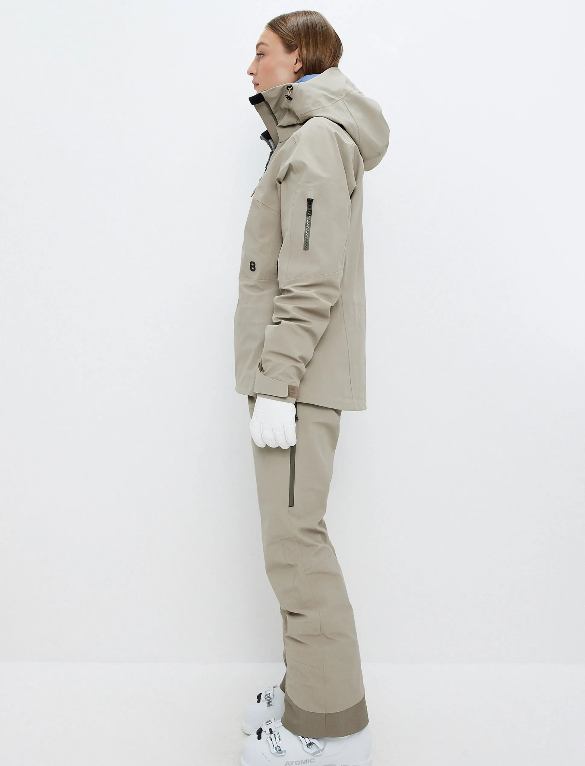 pow__w_shell_jacket__lt_fallen_rock_1.webp 8848 Altitude Pow 3.0 W Shell Jacket - Lt Fallen Rock Discount