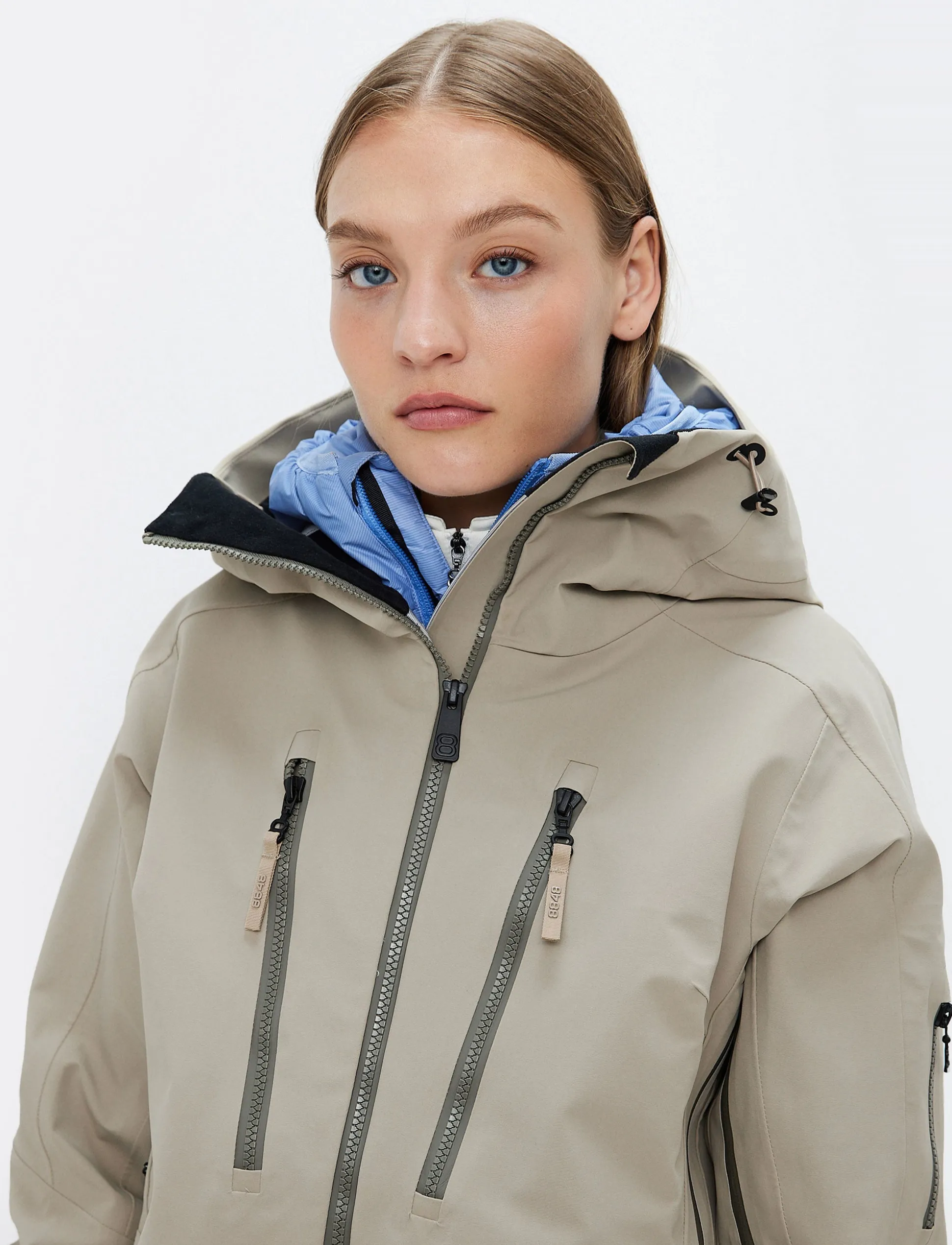 pow__w_shell_jacket__lt_fallen_rock_4.webp 8848 Altitude Pow 3.0 W Shell Jacket - Lt Fallen Rock Discount