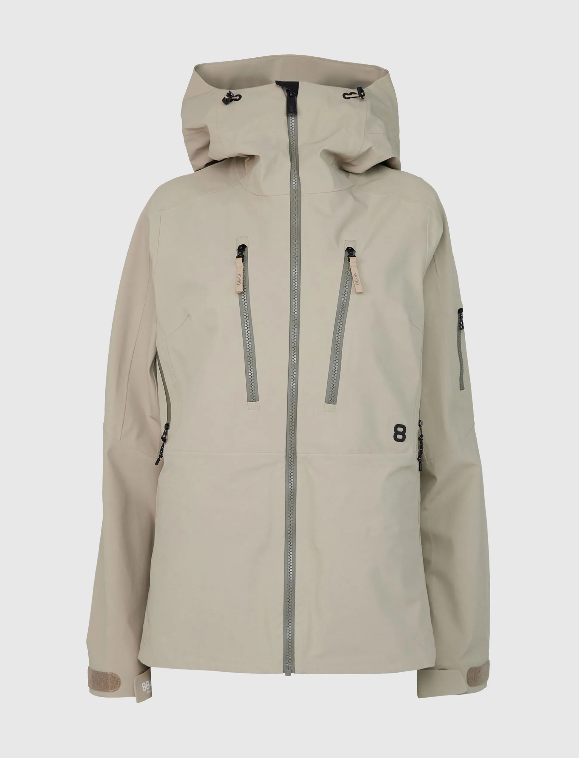 pow__w_shell_jacket__lt_fallen_rock_5.webp 8848 Altitude Pow 3.0 W Shell Jacket - Lt Fallen Rock Discount