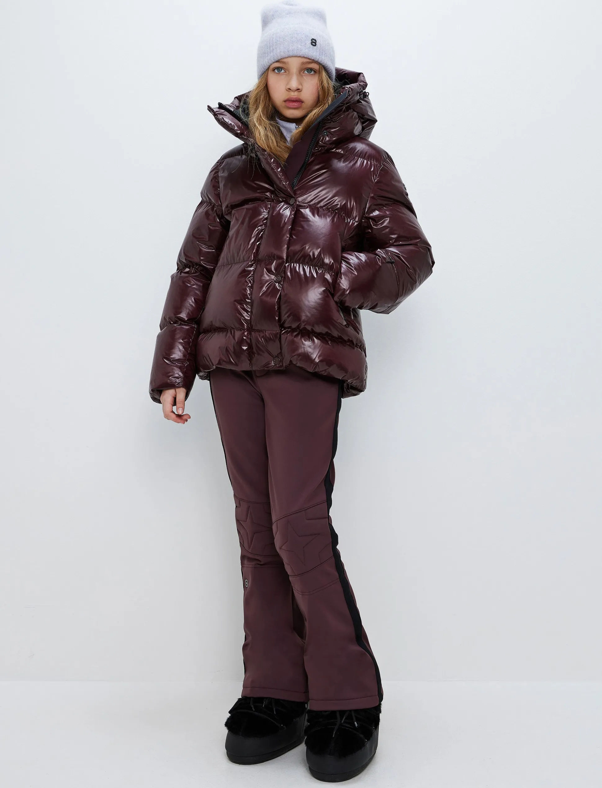 8848 Altitude Saga Jr Ski Jacket - Dk Burgundy Outlet