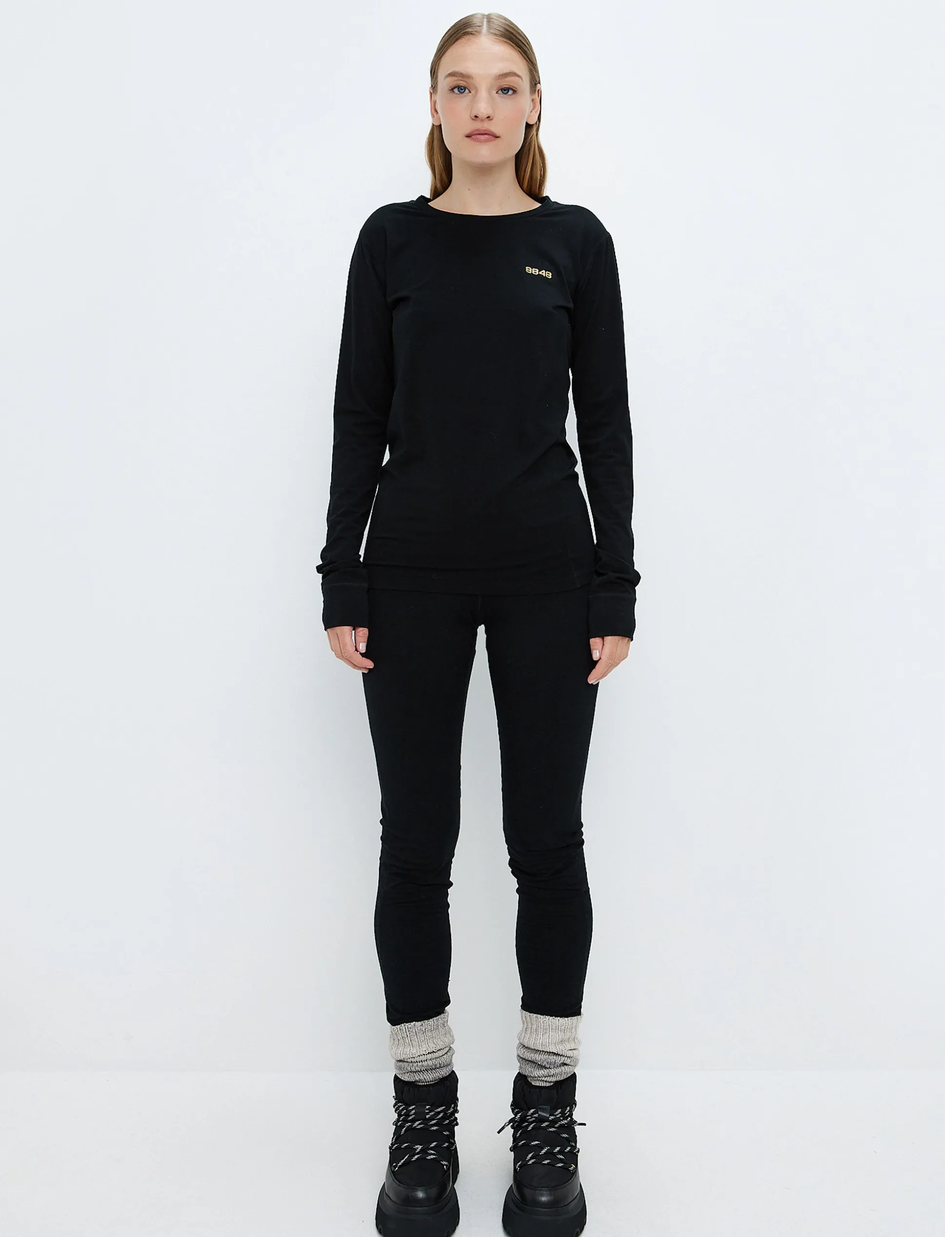 8848 Altitude Sami W Wool l/s - Black Best Sale