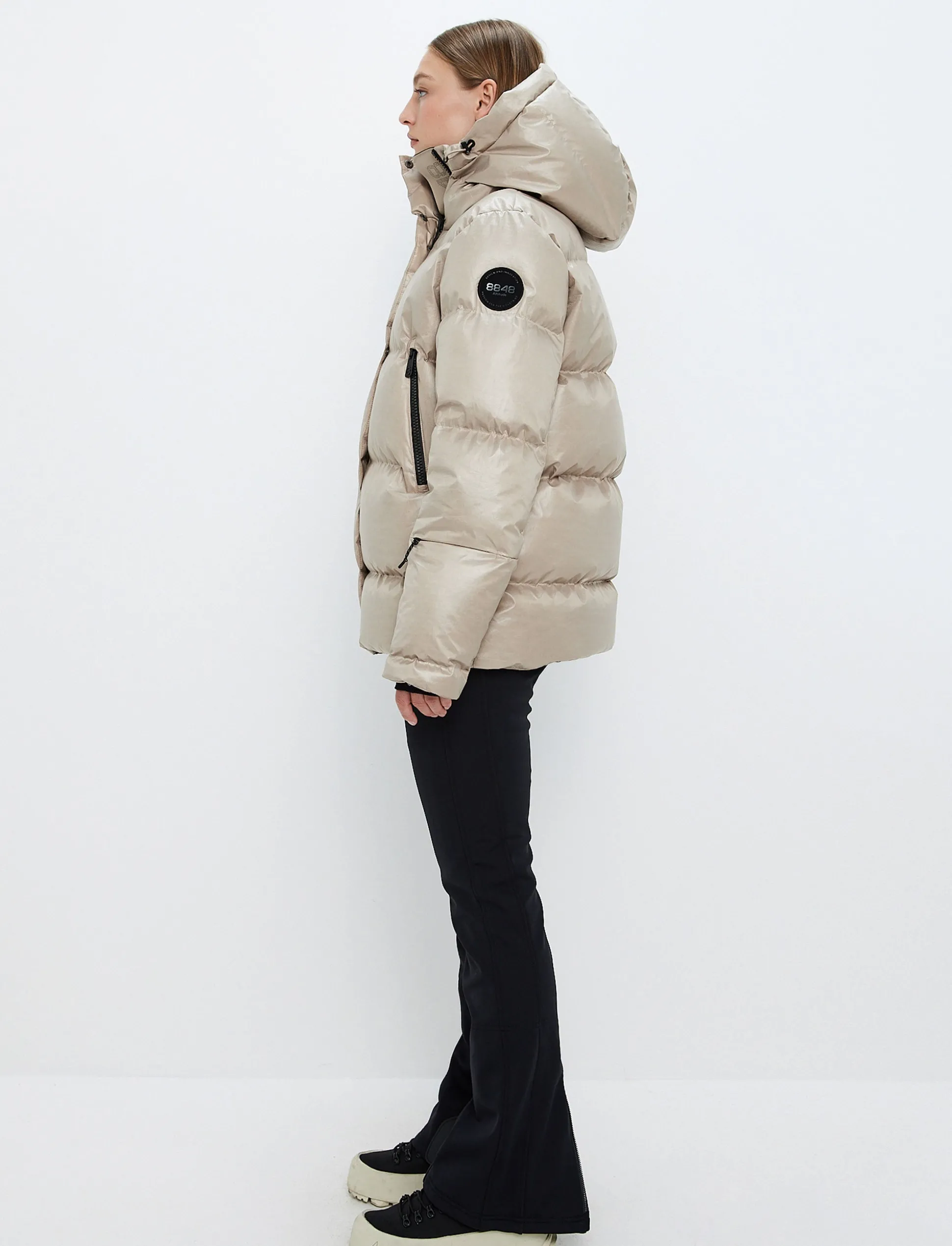 8848 Altitude Sarah W Ski Down Jacket - Lt Fallen Rock Cheap