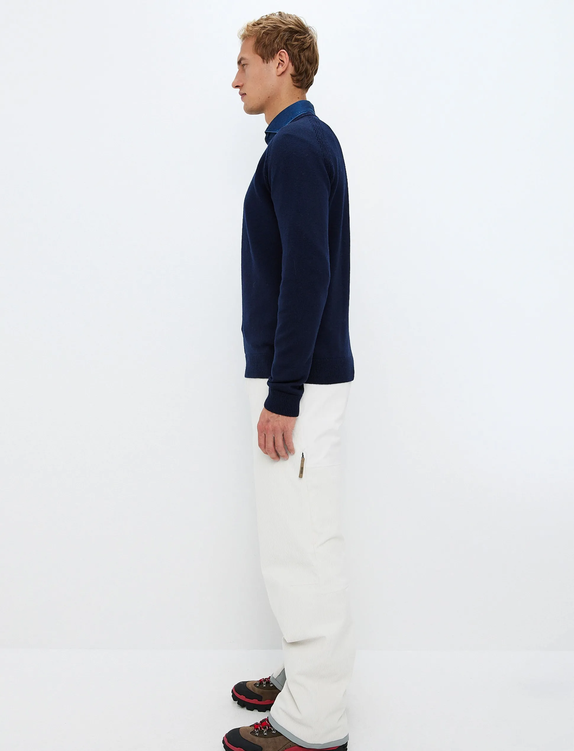 8848 Altitude Star Merino Sweat - Navy Hot